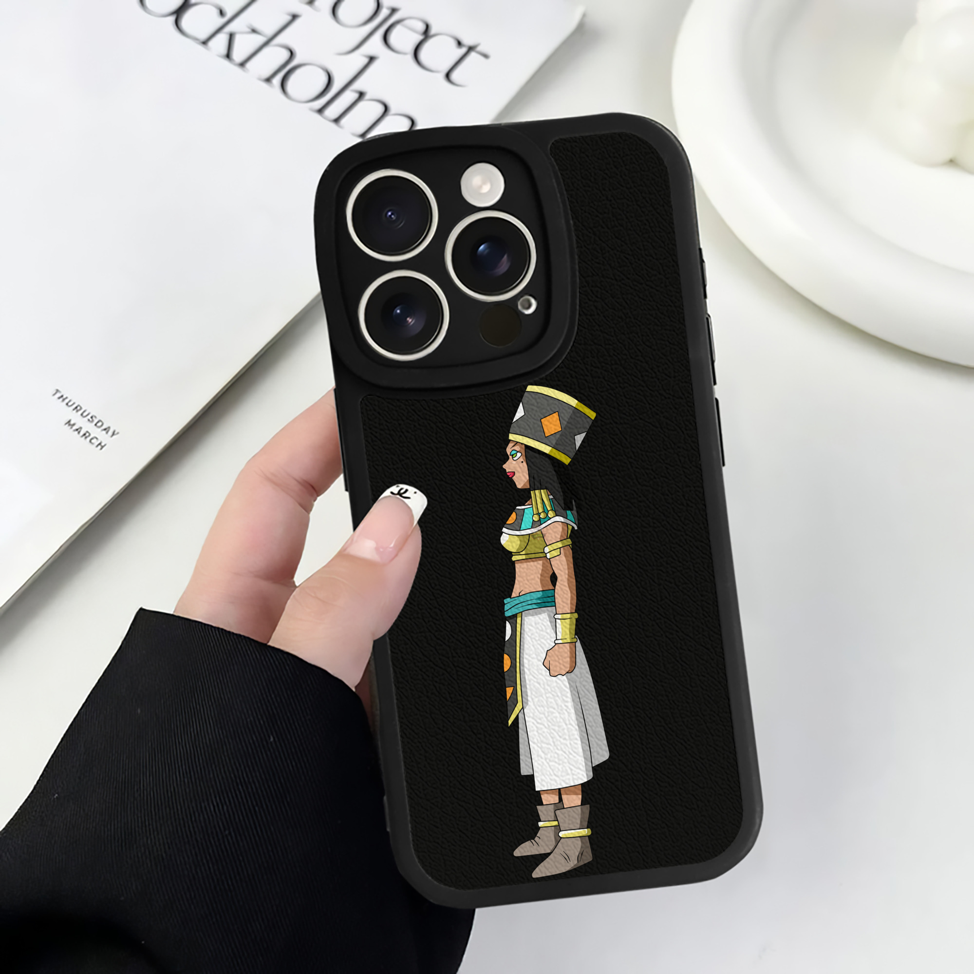 （画像用） ドラゴンボール DRAGON BALL 【iPhone 16シリーズ対応】シリコンスマホケース（レザー調） 材質：シリコン